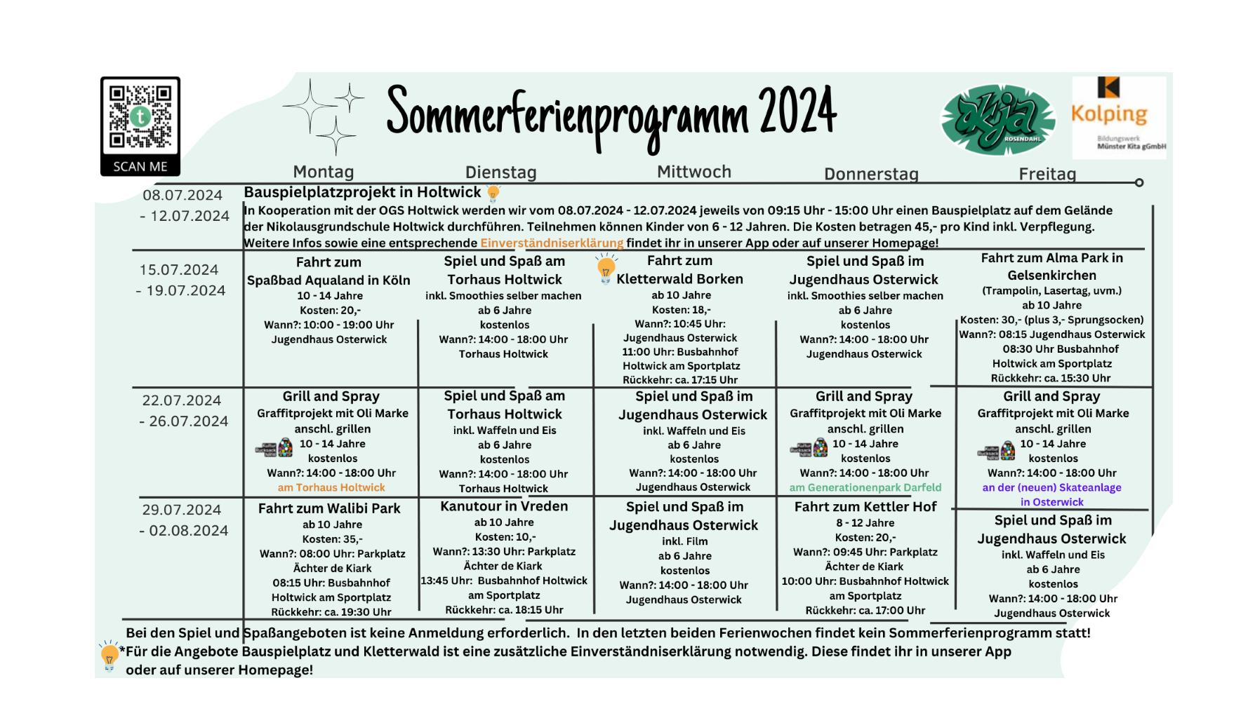 Sommerferienprogramm 2024
