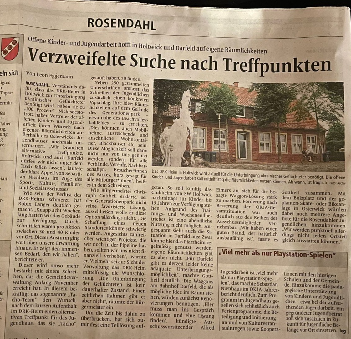Bericht zur Ausschusssitzung November 2022